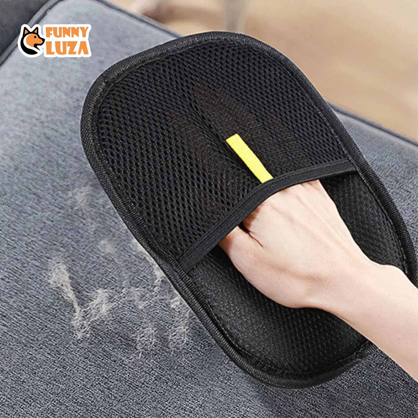 FUNNY LUZA - GLOVE PET HAIR REMOVER GLOVE