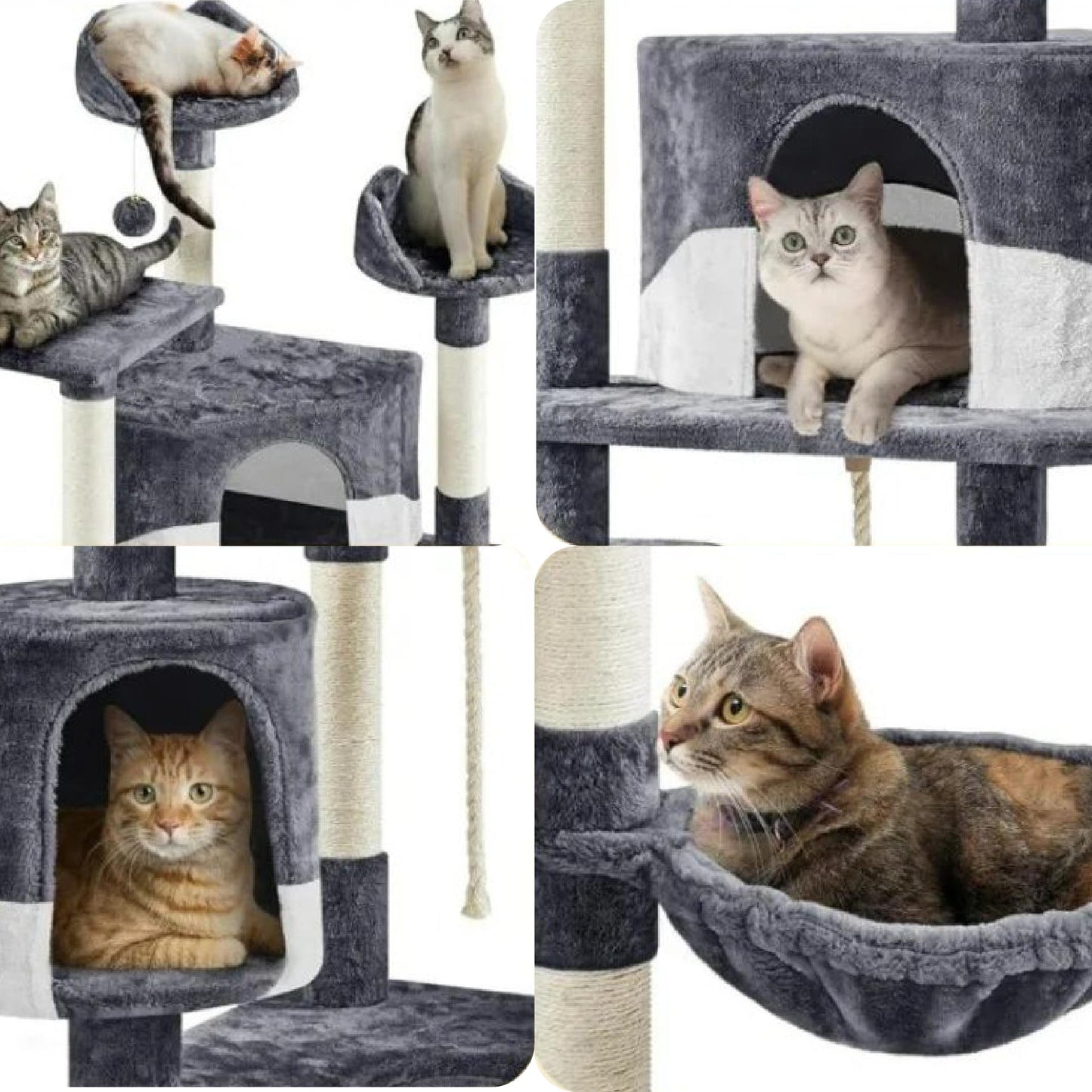 FunnyLuza - Cat Tower with Scratching Posts