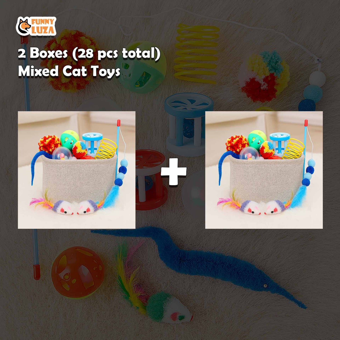 Cat Toys Mixed Pack - Funny Luza