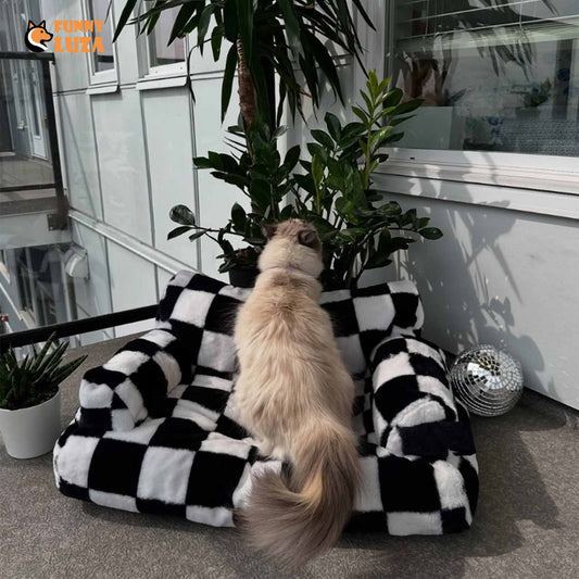 FunnyLuza - Pet Sofa Bed for Cats and Small Dogs